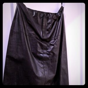 Leather A line Banana Republic Skirt
